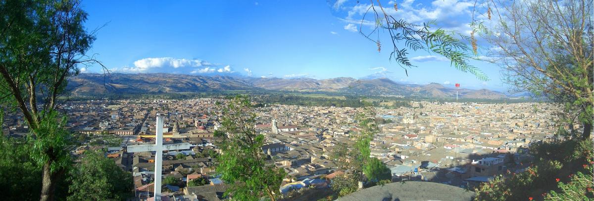 Panorama Cajamarca / foto Wikipedie